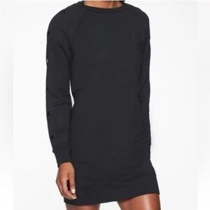 Athleta Snappy Sweatshirt Dress size medium retails $98